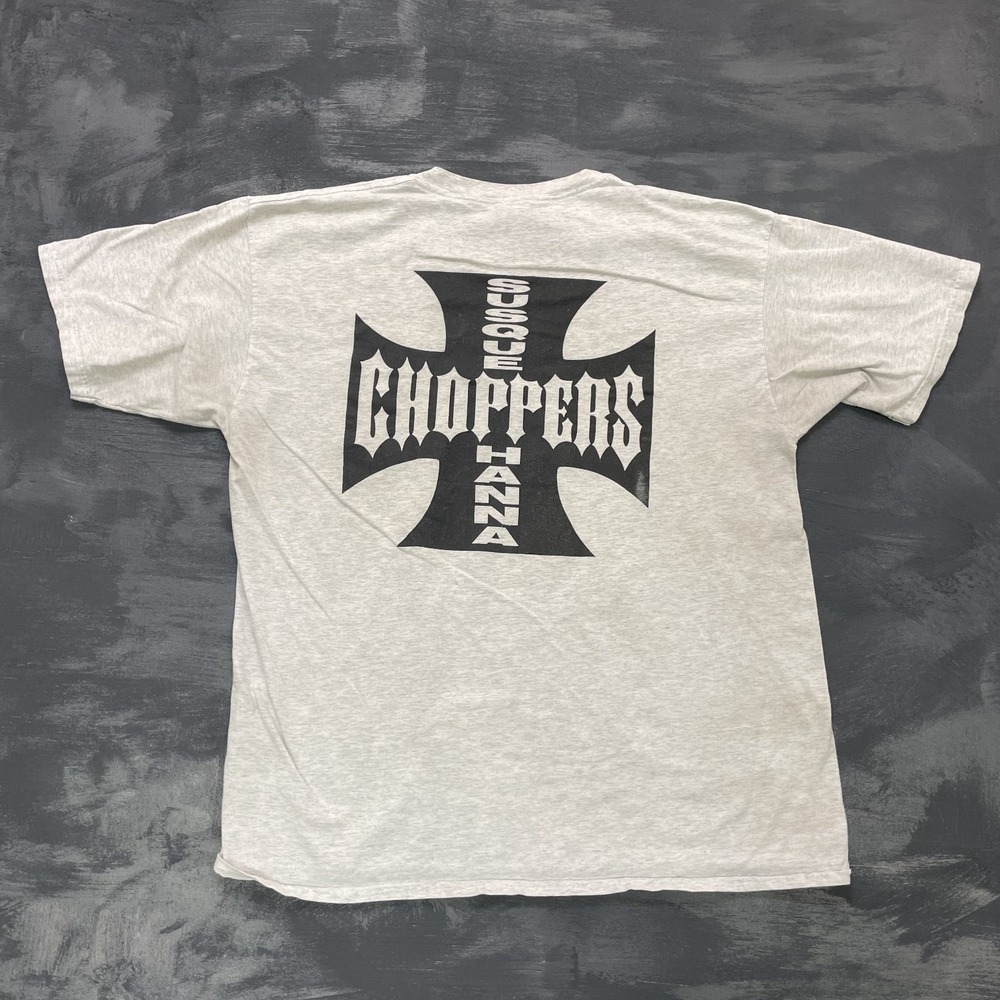vintage West Coast Choppers Susquehanna shirt mens xl grey 2000s y2k pocket
